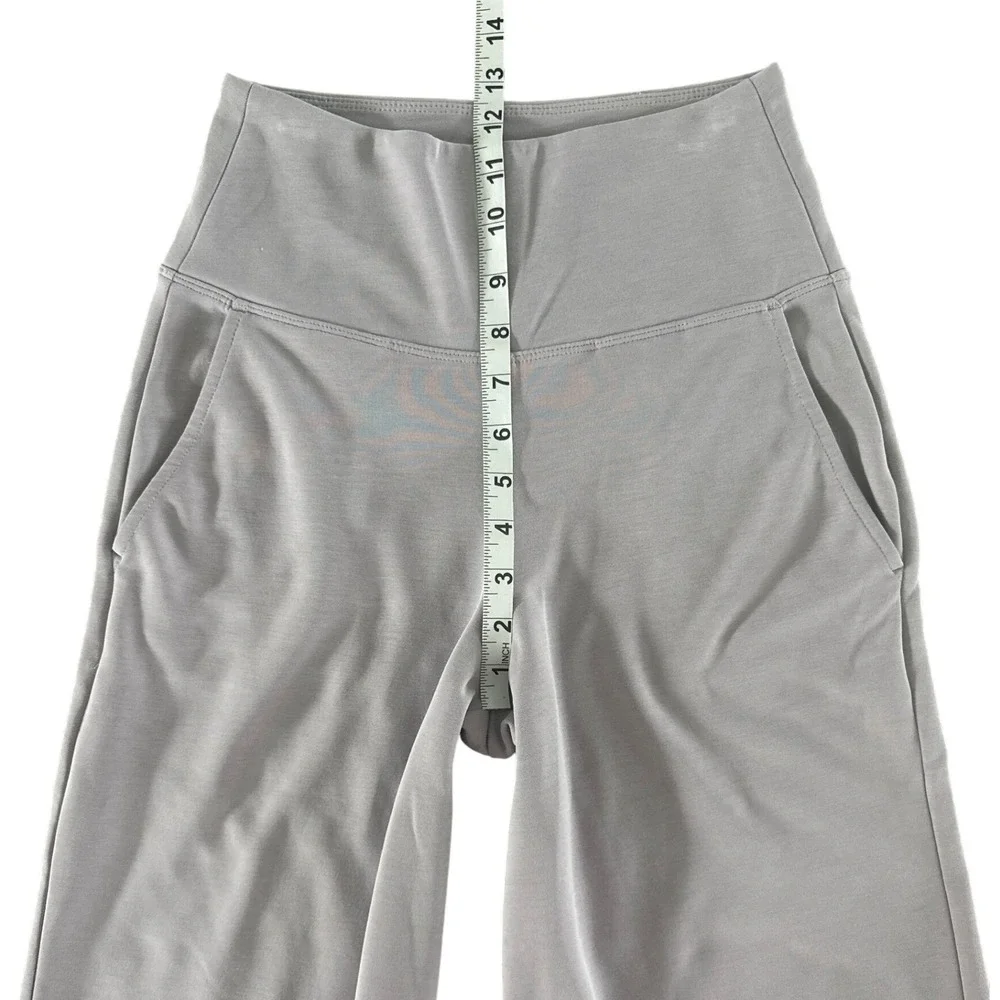Athleta Seasoft Wide Leg Pant Crop Cropped Tinsel‎ Purple Gray XXS Modal 882621